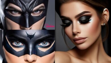 The Batman Eye Makeup Look