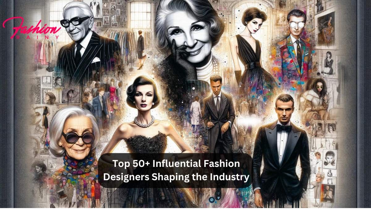 Collage of Influential Fashion Designers