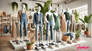 Sustainable Fashion Brands Display