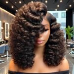 Flawless Natural Hair Extensions in a Chic Salon